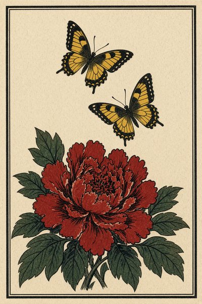Peony — Butterfly