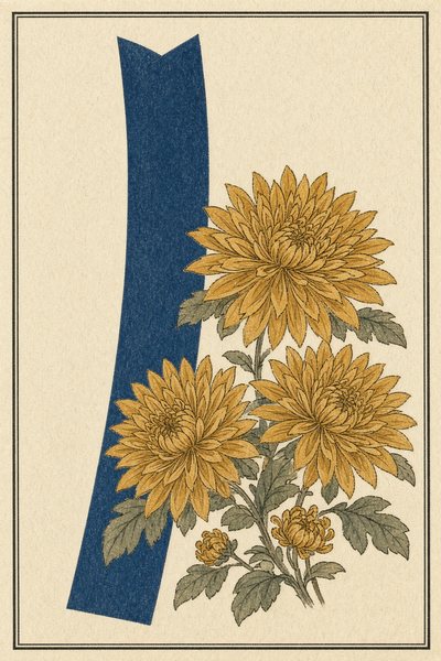 Chrysanthemum — Blue ribbon