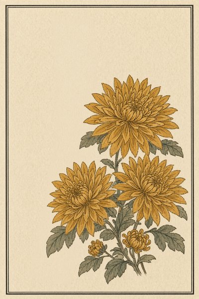 Chrysanthemum — Chrysanthemum chaff
